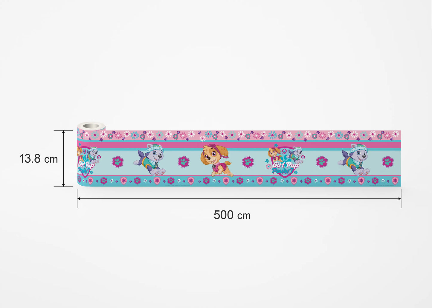 Paw Patrol Puppies Self-Adhesive Wallpaper Wall Border Roll (H x W) 0.138m x 5m