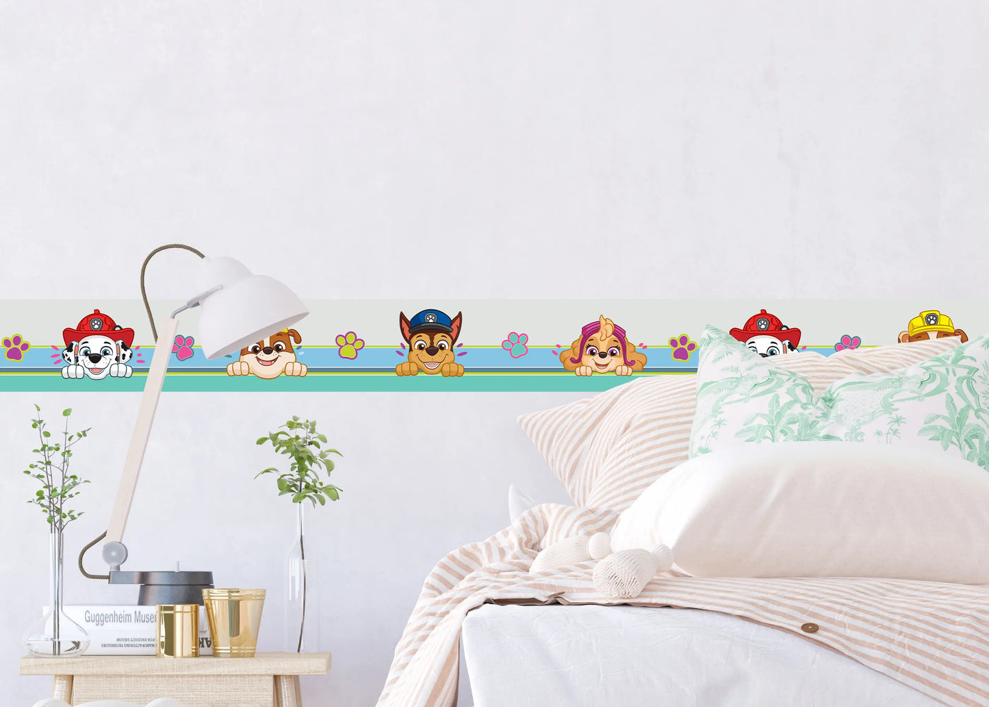 Paw Patrol Puppies Self-Adhesive Wallpaper Wall Border Roll (H x W) 0.138m x 5m