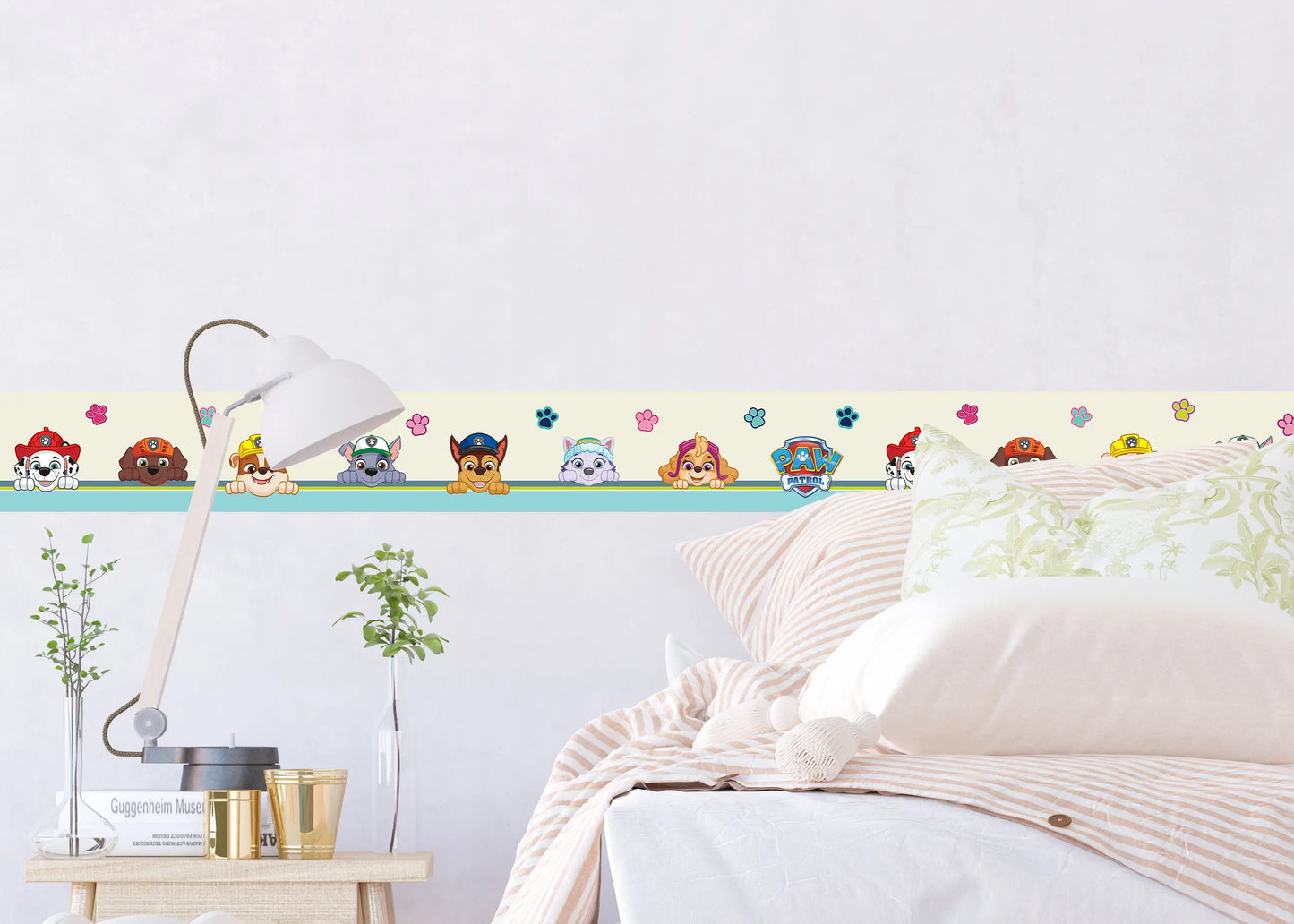Paw Patrol Puppies Self-Adhesive Wallpaper Wall Border Roll (H x W) 0.138m x 5m