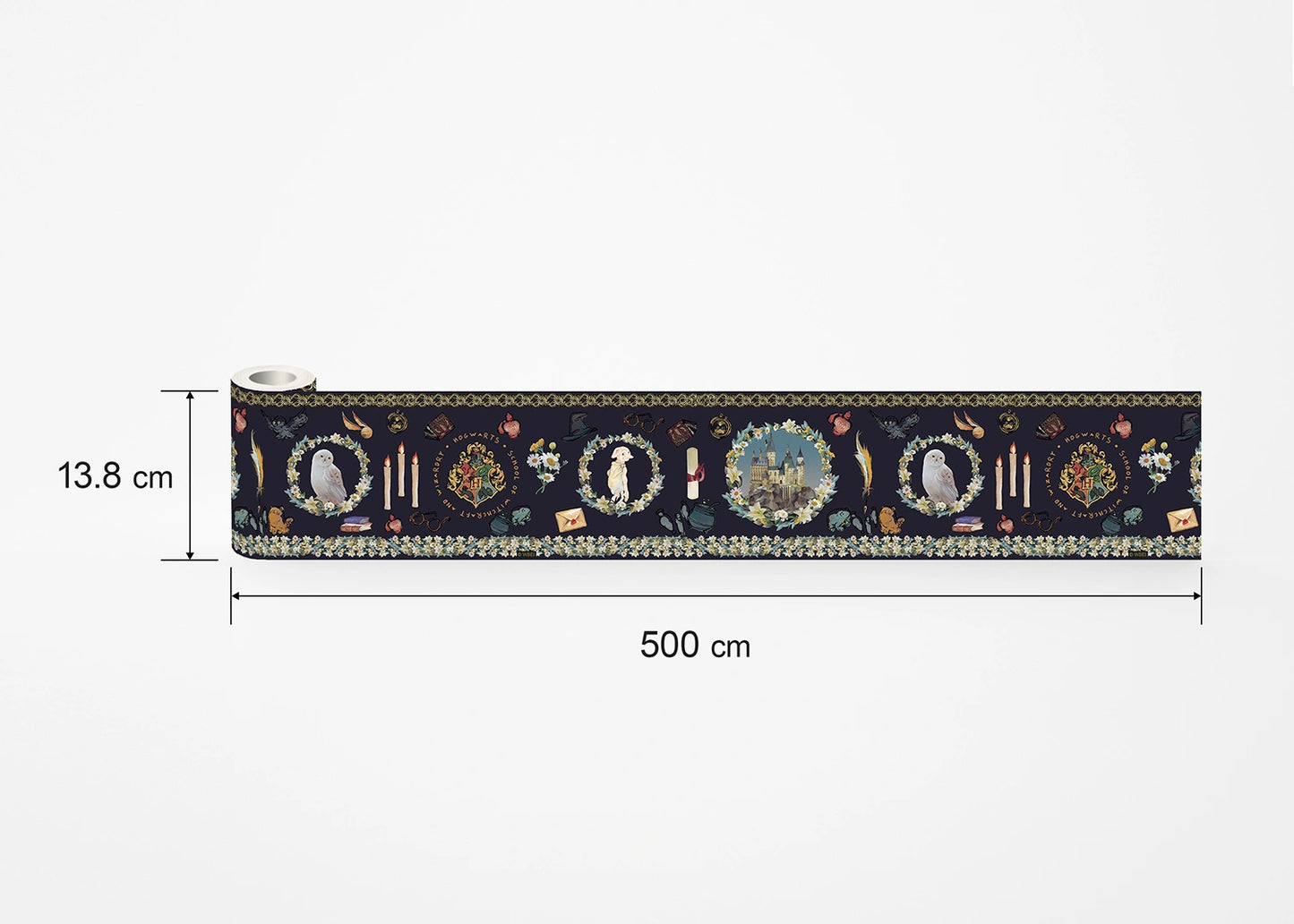 Harry Potter Self-Adhesive Wallpaper Wall Border Roll (H x W) 0.138m x 5m