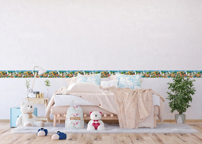 Paw Patrol Jungle Self-Adhesive Wallpaper Wall Border Roll (H x W) 0.138m x 5m