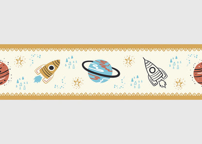 Space  Self-Adhesive Wallpaper Wall Border Agdesign