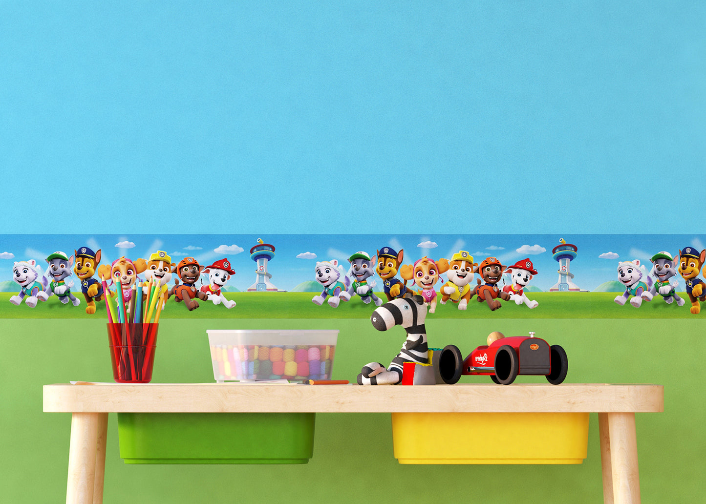 Paw Patrol wall sticker border kids room