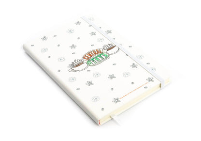 Central Perk Friends White Diary Film Gifts Hardcover A5 Lined Movie Notebook 210x141 mm