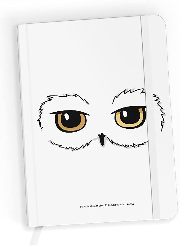 Harry Potter White Owl Lined Hardcover A5 Movie Notebook 210x141 mm