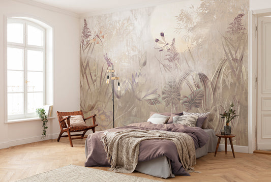 Dragonfly Pond Artistic Nature Scenery Non-woven photo wallpaper