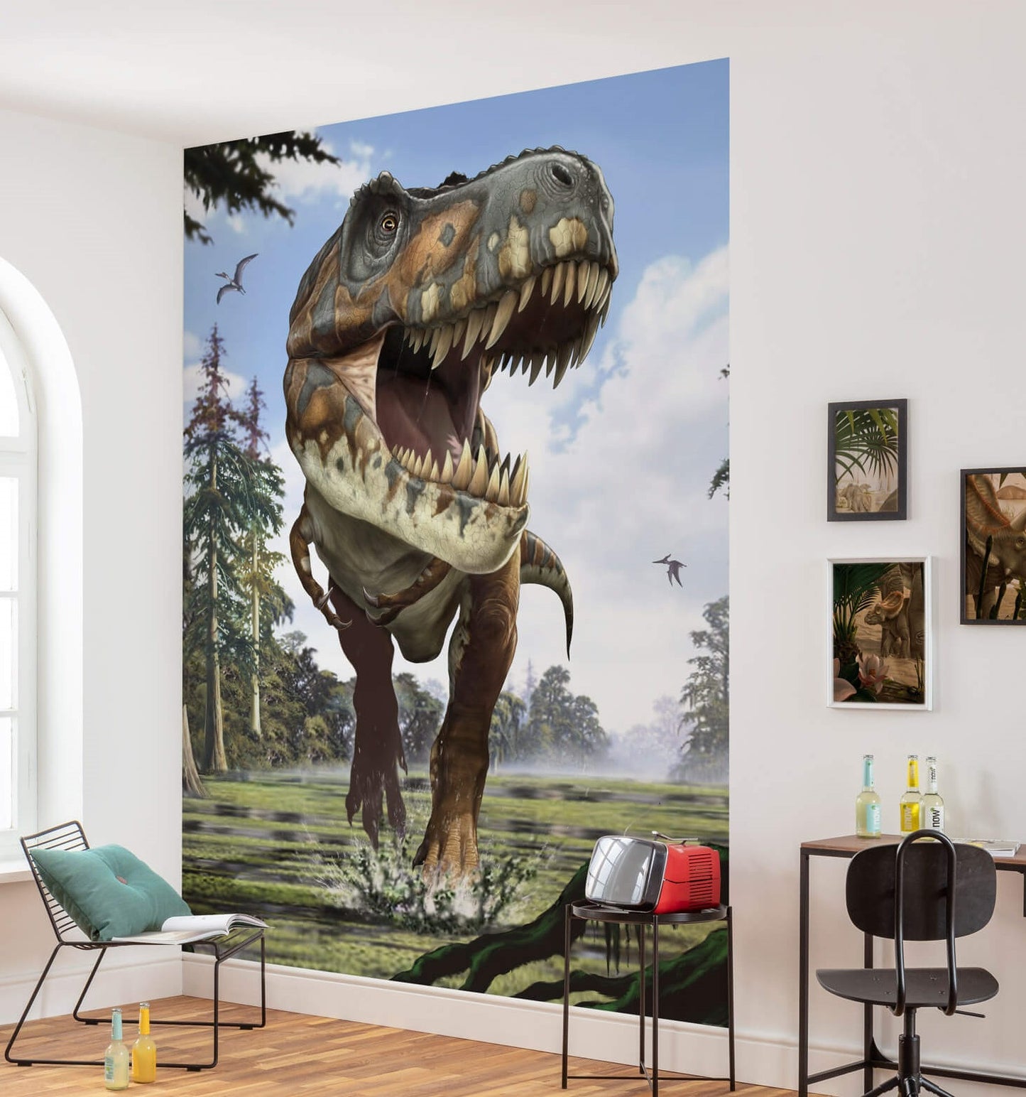 National Geographic Tyrannosaurus Rex Non-Woven Wallpaper Mural  (W x H) 184 cm x 248 cm