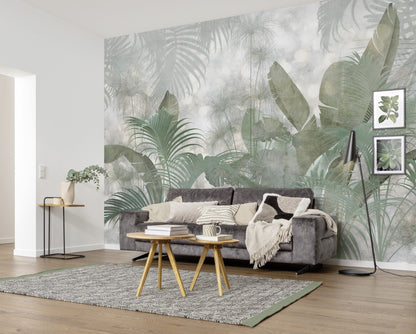 Paillettes Tropicales Botanical Dinning Room Botanical Non-woven photo wallpaper  (W x H) 368cm x 248cm (144" x 98")