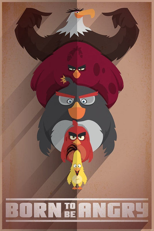 Angry Birds Born to be Angry Poster 