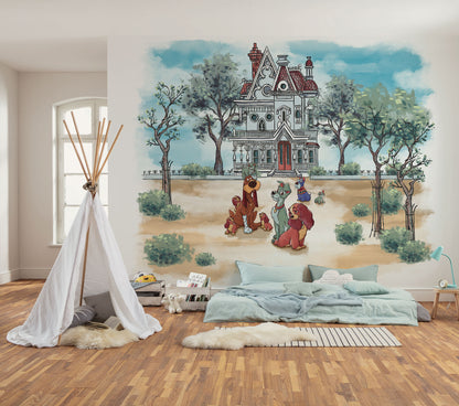 Disney Classic Lady and the Tramp Sweet Home Baby Non-woven photo wallpaper Disney