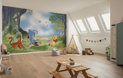 Disney Winnie the Pooh Friendly Day Nursery Non-woven photo wallpaper Disney