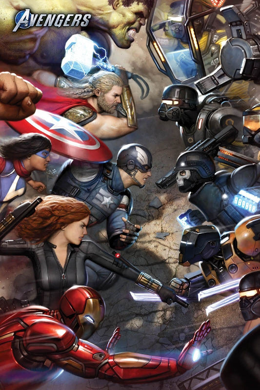 Marvel Avengers Gamerverse Face Off Poster Marvel