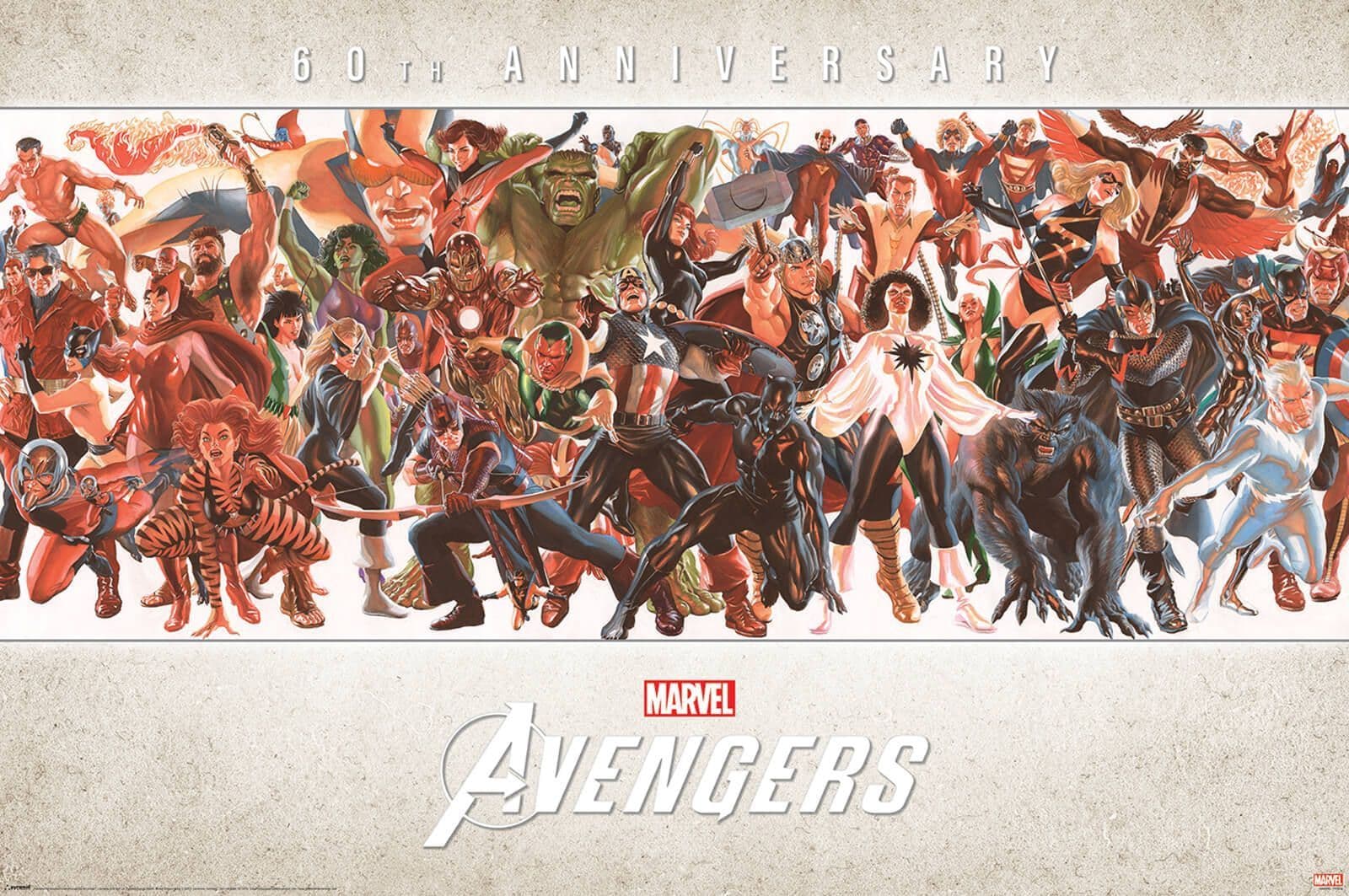 Avengers Characters  Poster Marvel