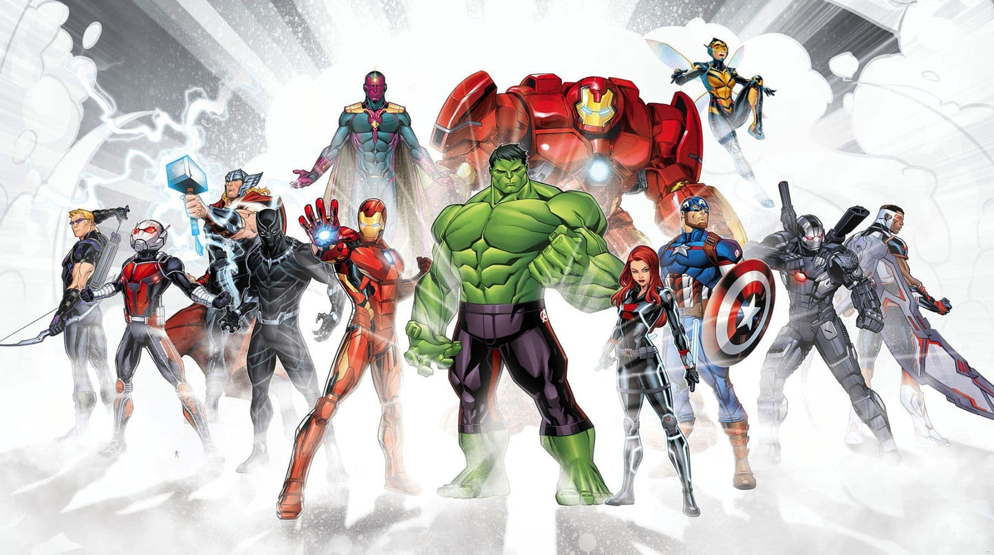 Avengers Unite King Size Non-Woven Wallpaper Mural Marvel