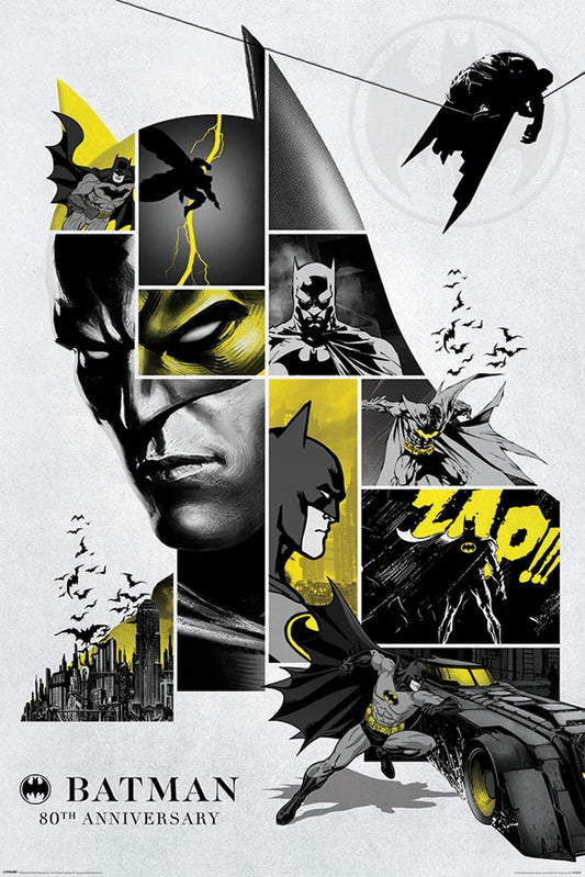 DC Comics Batman 80th Anniversary Poster DC Comics