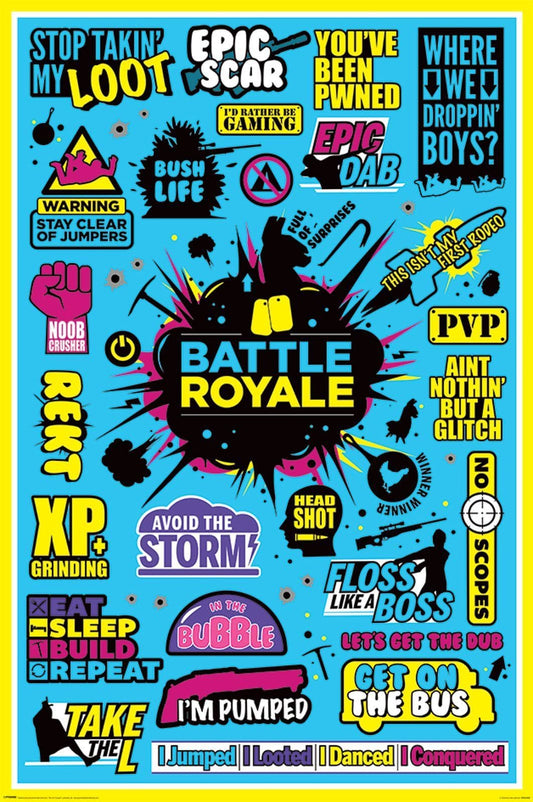 Battle Royale Infographic Poster 