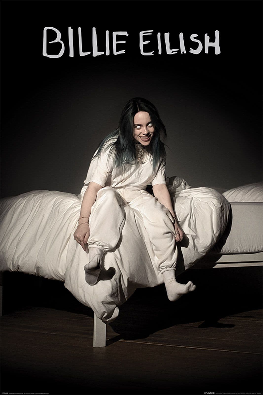 Billie Eilish When we all Fall Asleep where do we go Poster 