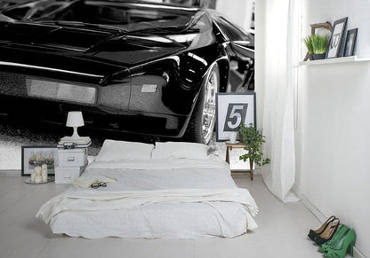 Black Luxury Sports Car Photo Wallpaper Nice Wall