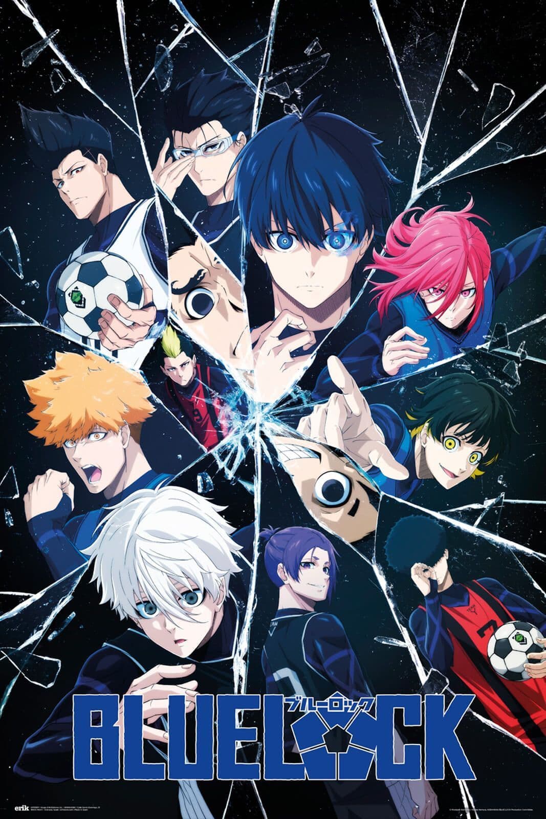 Blue Lock Partners and Rivals Manga Anime Poster 