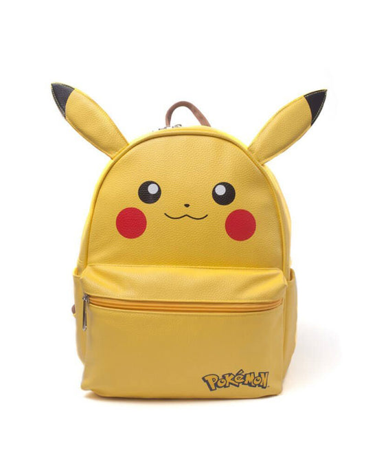 Yellow Pokemon Pikachu with ears kids Backpack Pokemon