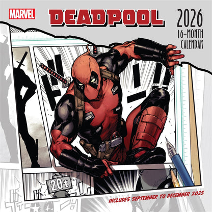 Marvel Deadpool BREAKOUT 2026 SQUARE Calendar Marvel