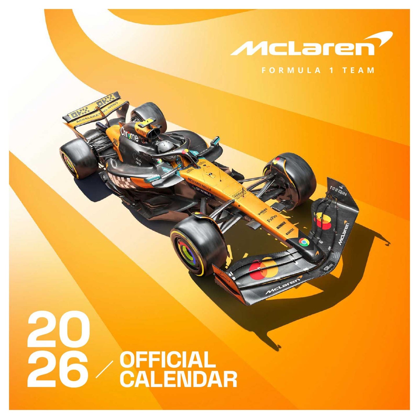 McLaren 2026 Wall Calendar McLaren