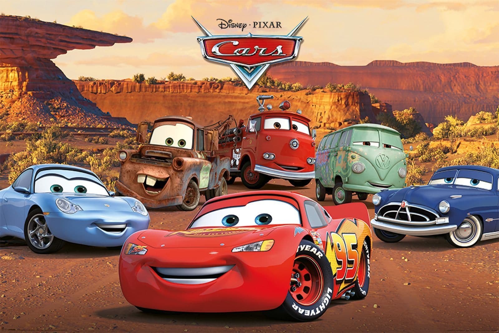 Disney Cars Characters Poster Disney