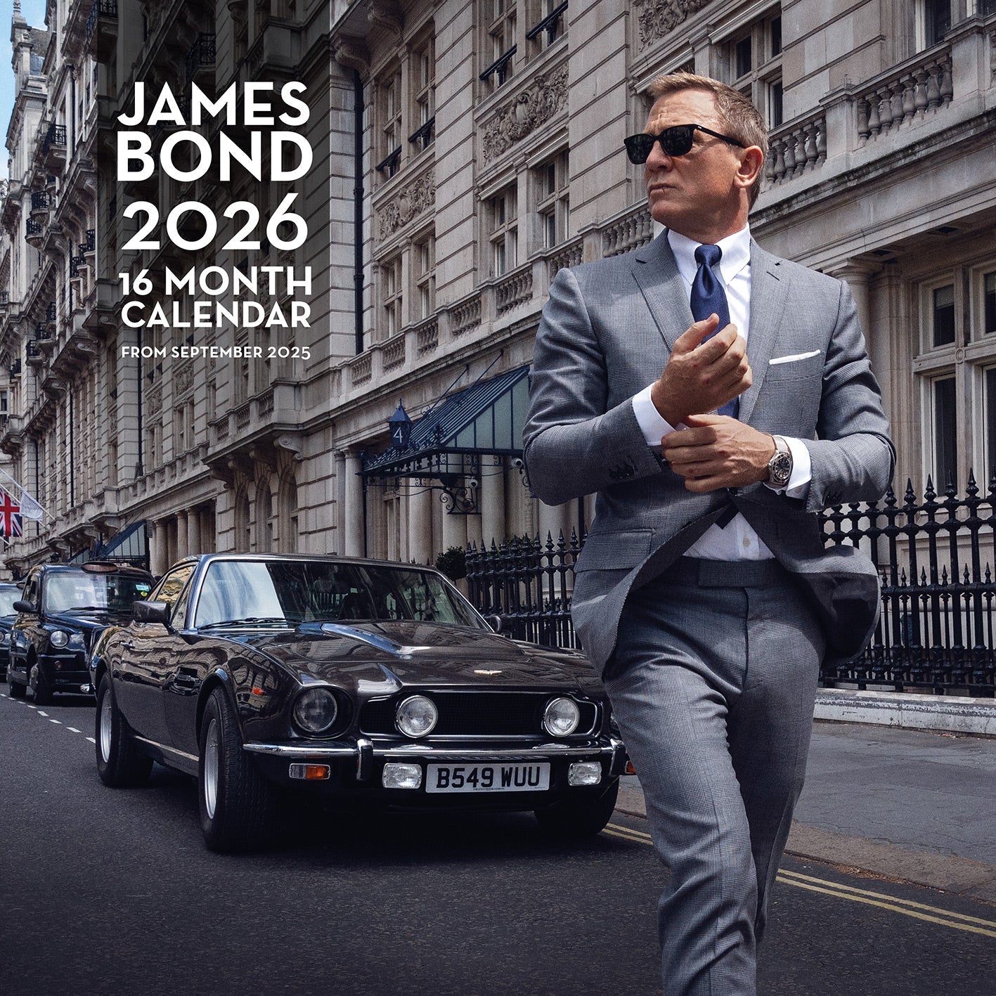James Bond CARS 2026 SQUARE Calendar James Bond