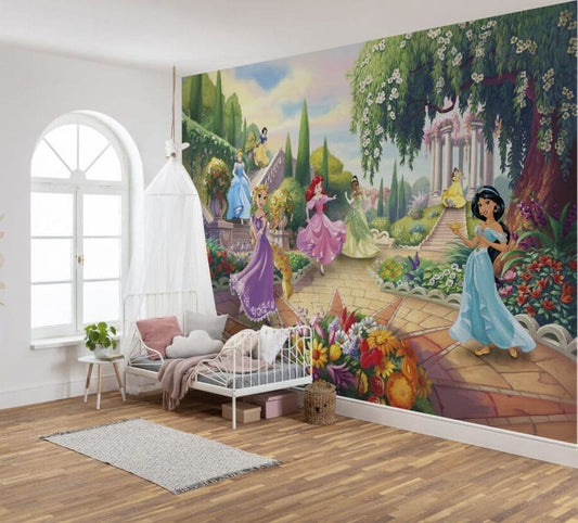 Disney Princess Castle Gardens Photo Wallpaper Disney