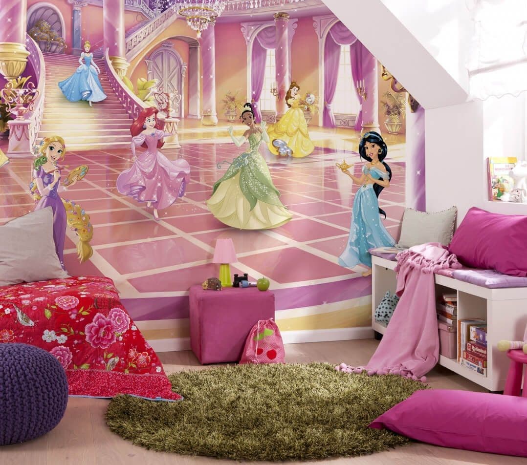 Disney Princess Ball in the Castle Photo Wallpaper Disney