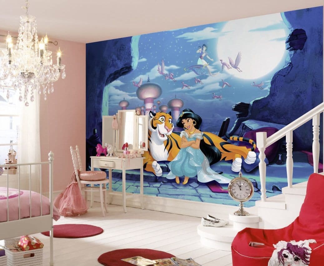 Disney Jasmine Waiting for Aladdin Photo Wallpaper Disney