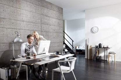 Concrete Blocks Office Grey Photo Wallpaper 