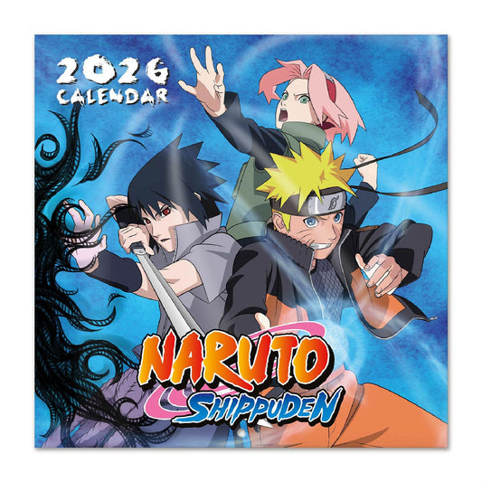 Naruto Shippuden Wall Calendar 30x30cm Manga Anime Calendar Naruto