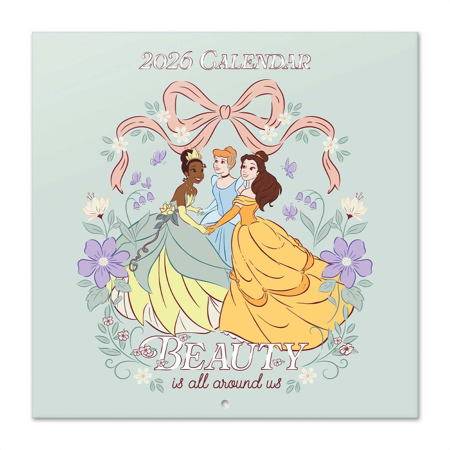 Disney Princesses Wall Calendar 30x30cm Girls Calendar Disney