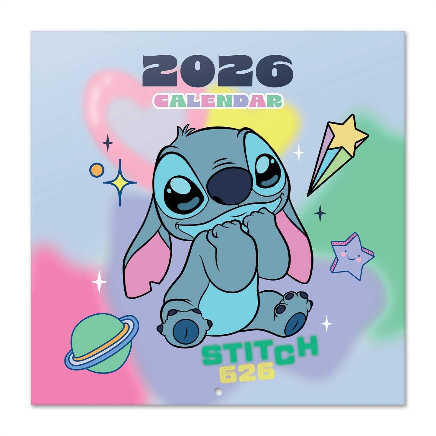Disney Stitch Wall Calendar 30x30cm Kids Calendar Disney