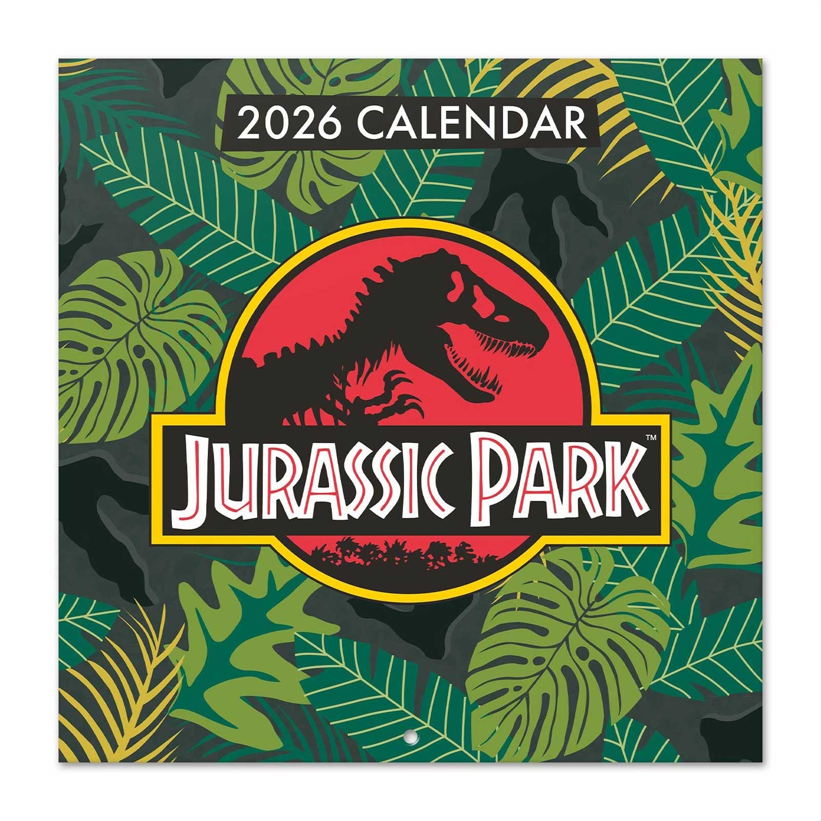 Jurassic Park Wall Calendar 30x30cm Kids and Adults Calendar Jurassic Park