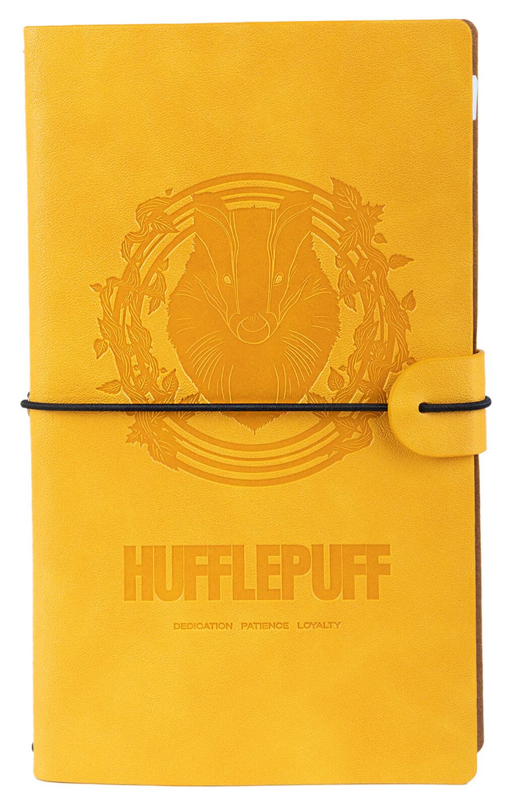 Harry Potter Hufflepuff PU Leather Travel Journal Cute Gifts Notebook 