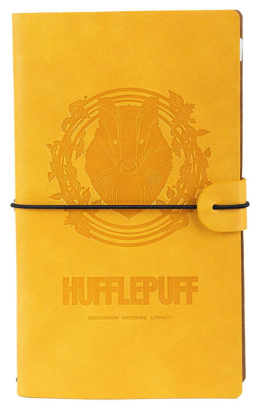 Harry Potter Hufflepuff PU Leather Travel Journal Cute Gifts Notebook 