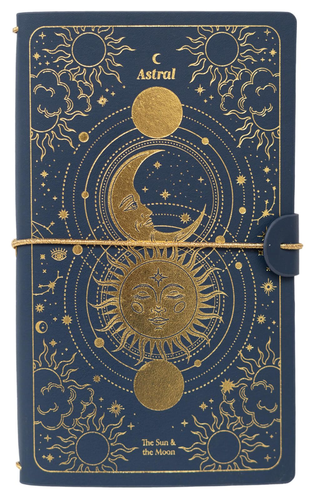 Astral PU Leather Travel Journal Cute Gifts Notebook 