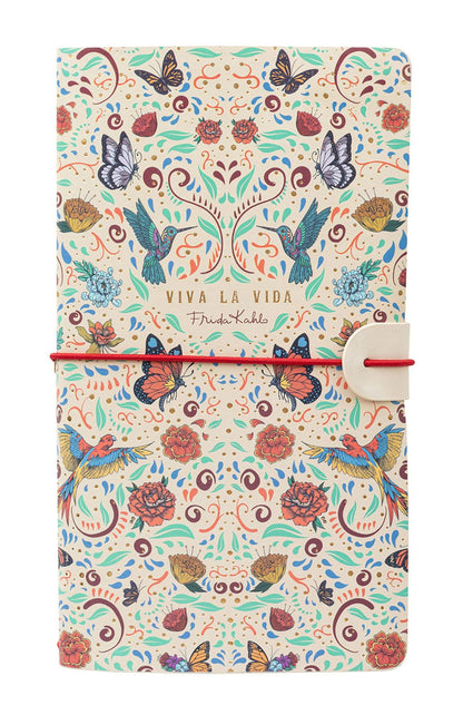 Frida Kahlo Viva La Vida Travel Journal PU Leather Travelers Diary Notebook 