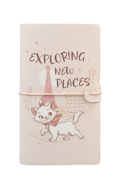 Disney Aristocats Bonjour Marie Leather Travel Journal Notebook Disney