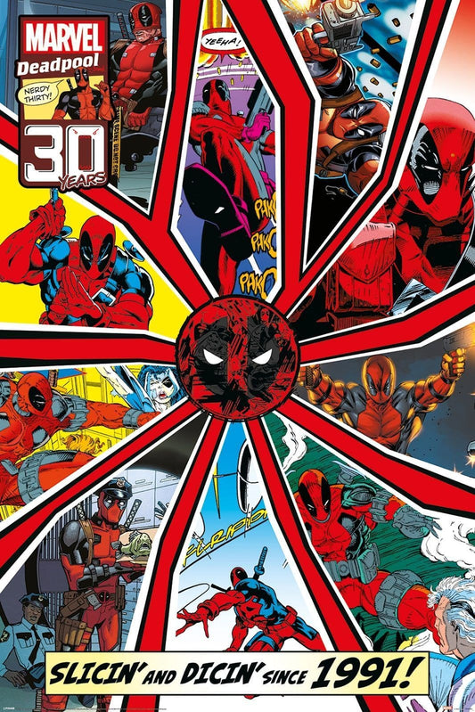 Marvel Deadpool Shattered Poster Marvel