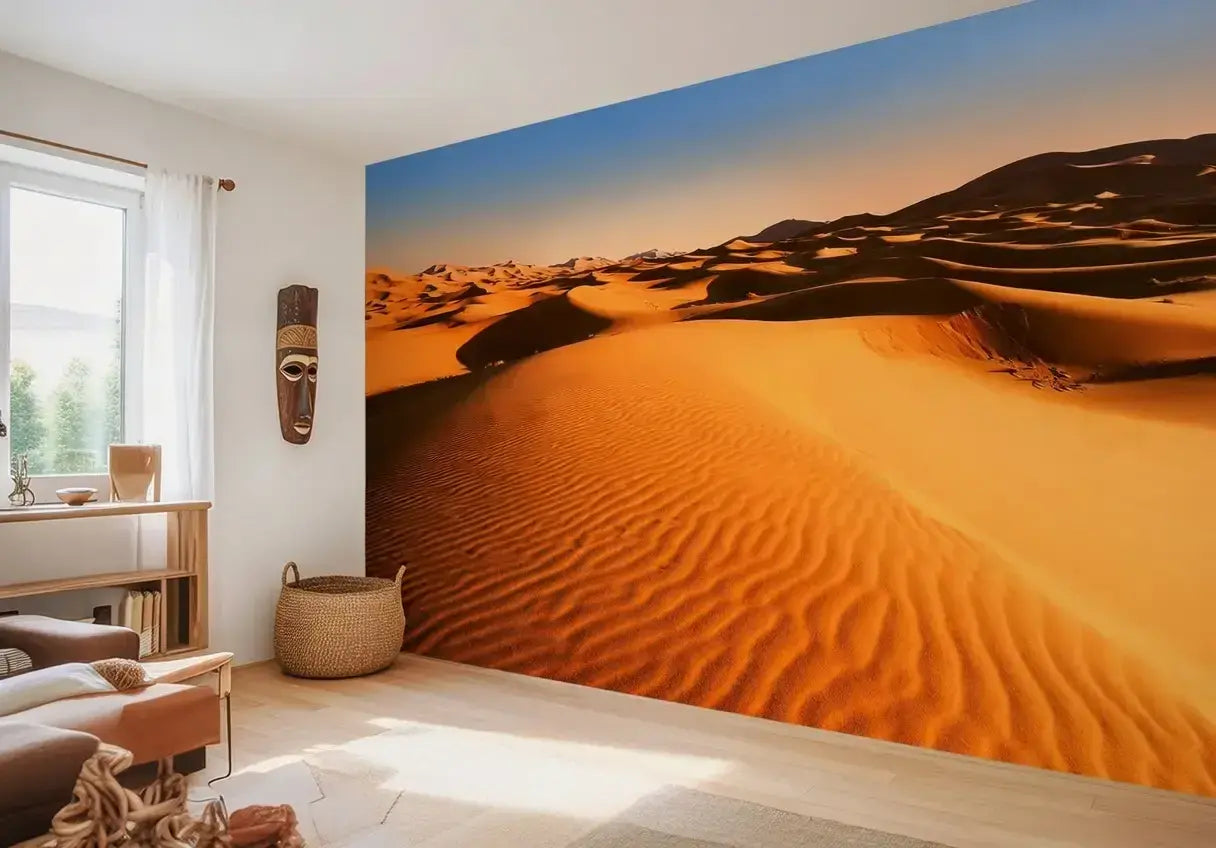 Desert Landscape Living Room Non-Woven Wallpaper Mural 