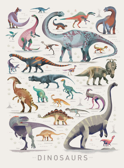 Dinosaurs Collage Wallpaper Mural Idealdecor