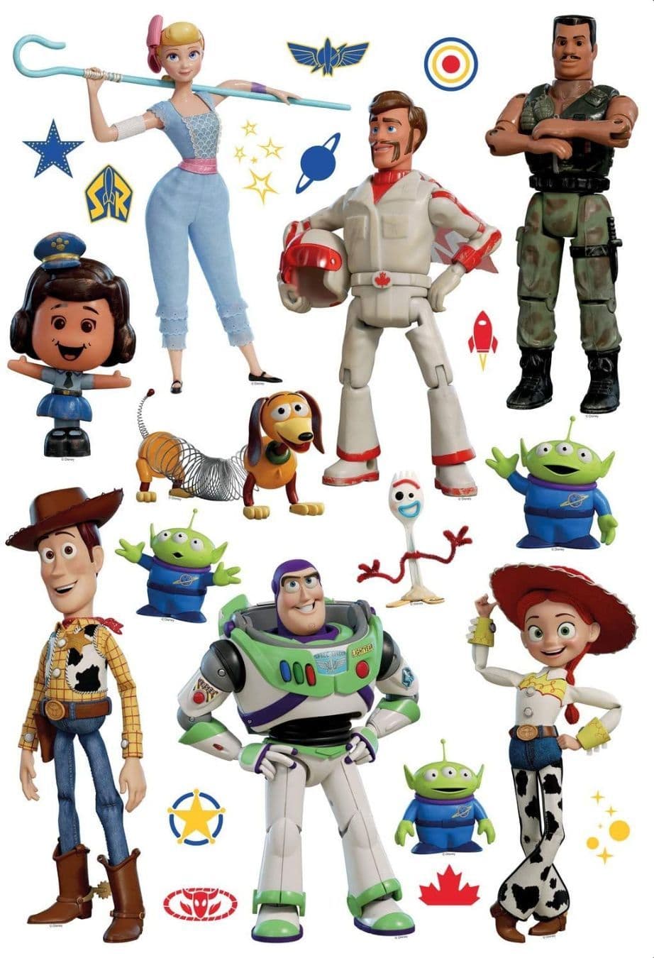 Disney Toy Story Decals Set Wall Stickers Disney