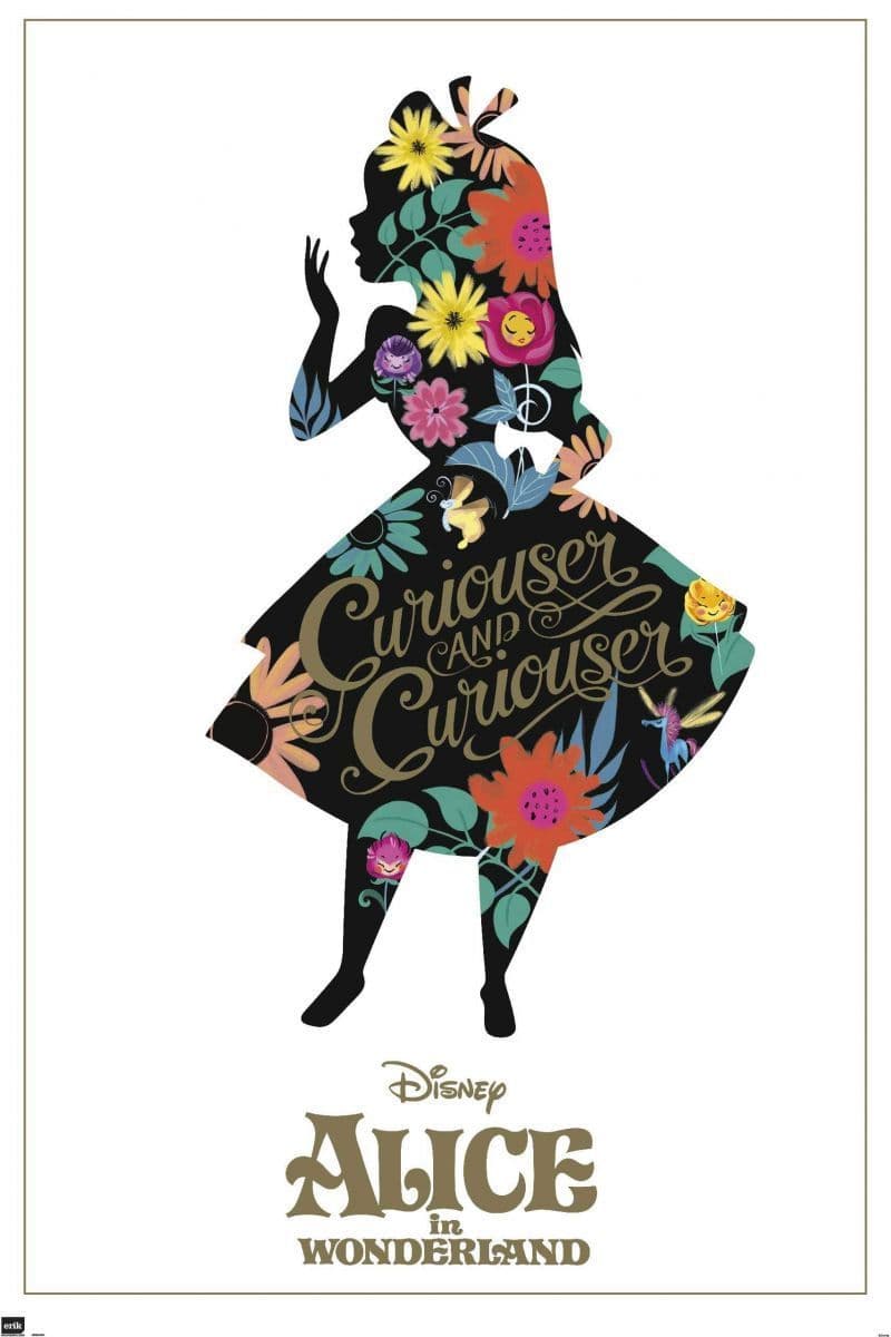 Alice in Wonderland Poster Disney