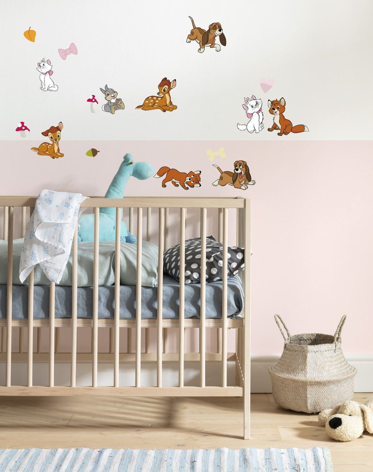 Disney Animal Characters Stickers 2 sheets Wall Stickers Disney