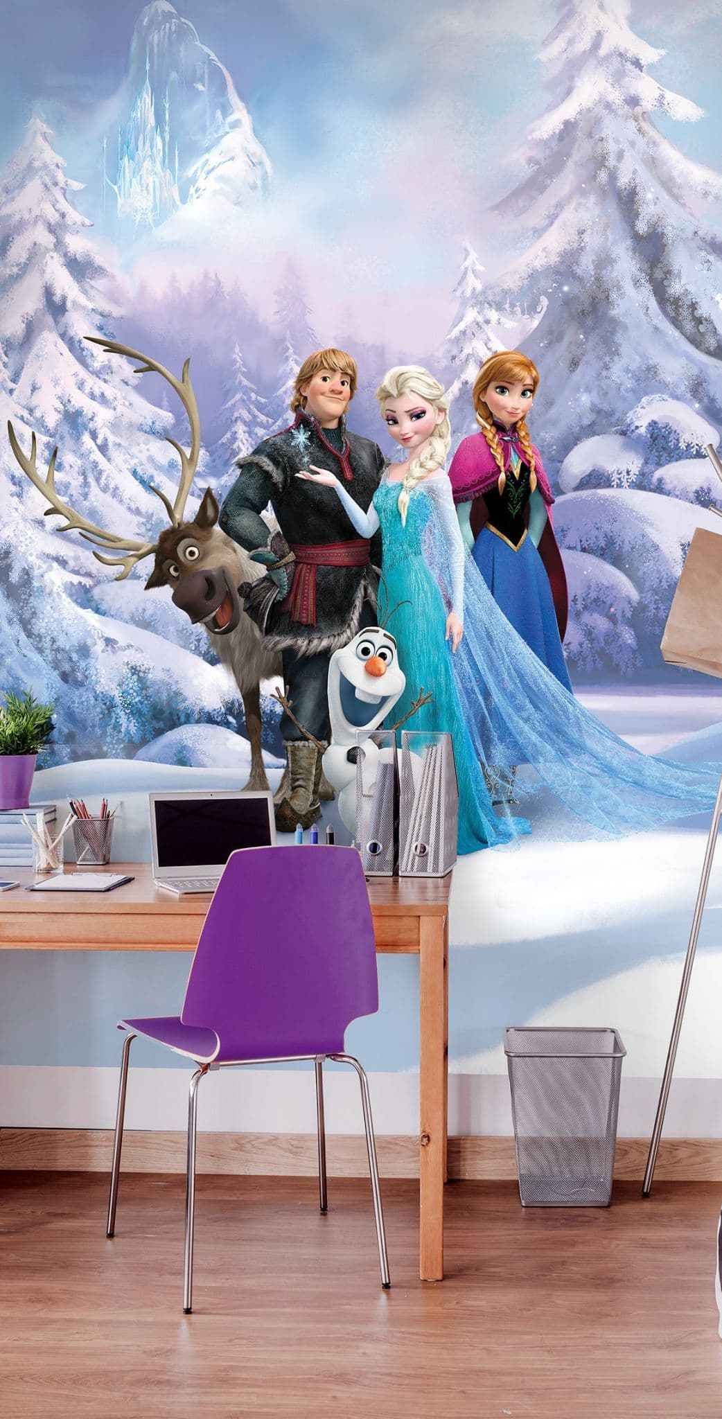 Disney "Frozen" Winter Land Girls Bedroom Photo Wallpaper Disney
