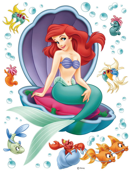 Disney Mermaid Ariel Wall Stickers Disney
