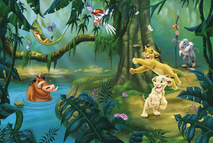 Simba and Friends Non-Woven Wall Mural 
